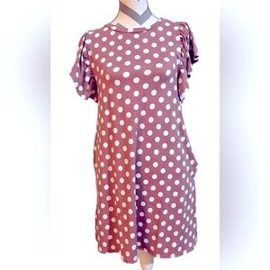 NWT Polka Dot Midi Dress